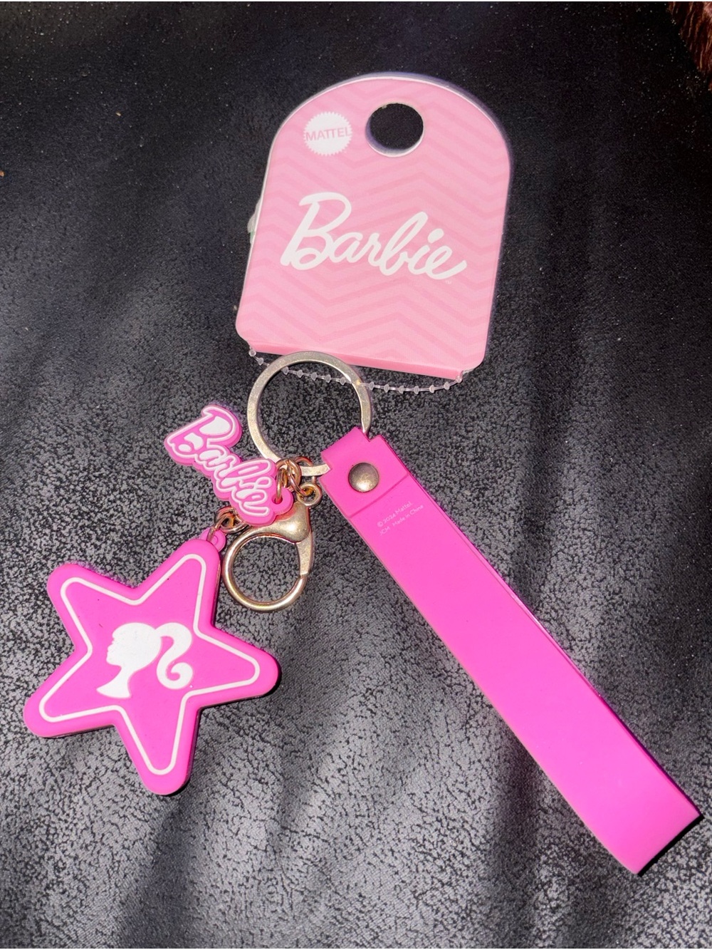 Barbie Pink Star Keychain Accessory - Mattel
